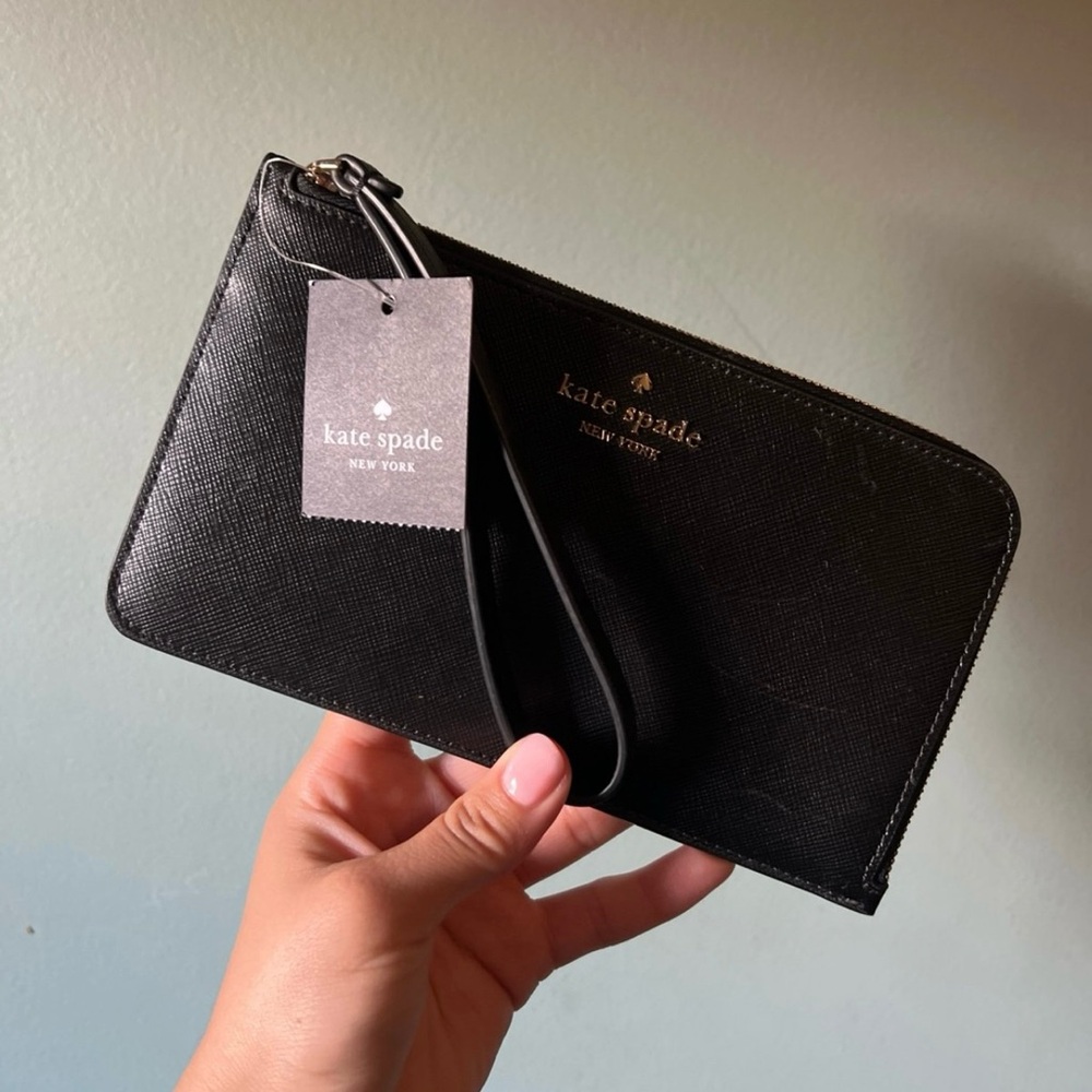 Kate Spade Charcoal Wristlet - Picture 4 of 4